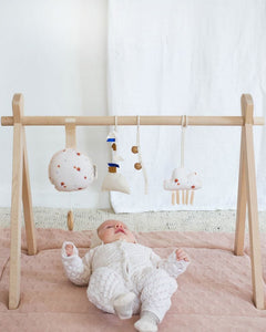 Arche d'éveil en bois de hêtre - Noisette arche d'éveil MELLIPOU