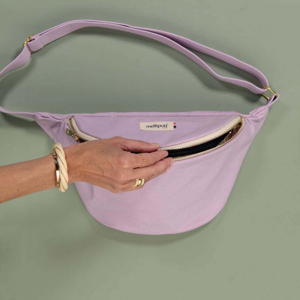 Banane à langer lilas-Cyrus Accessoires de poussette pour bébés MELLIPOU