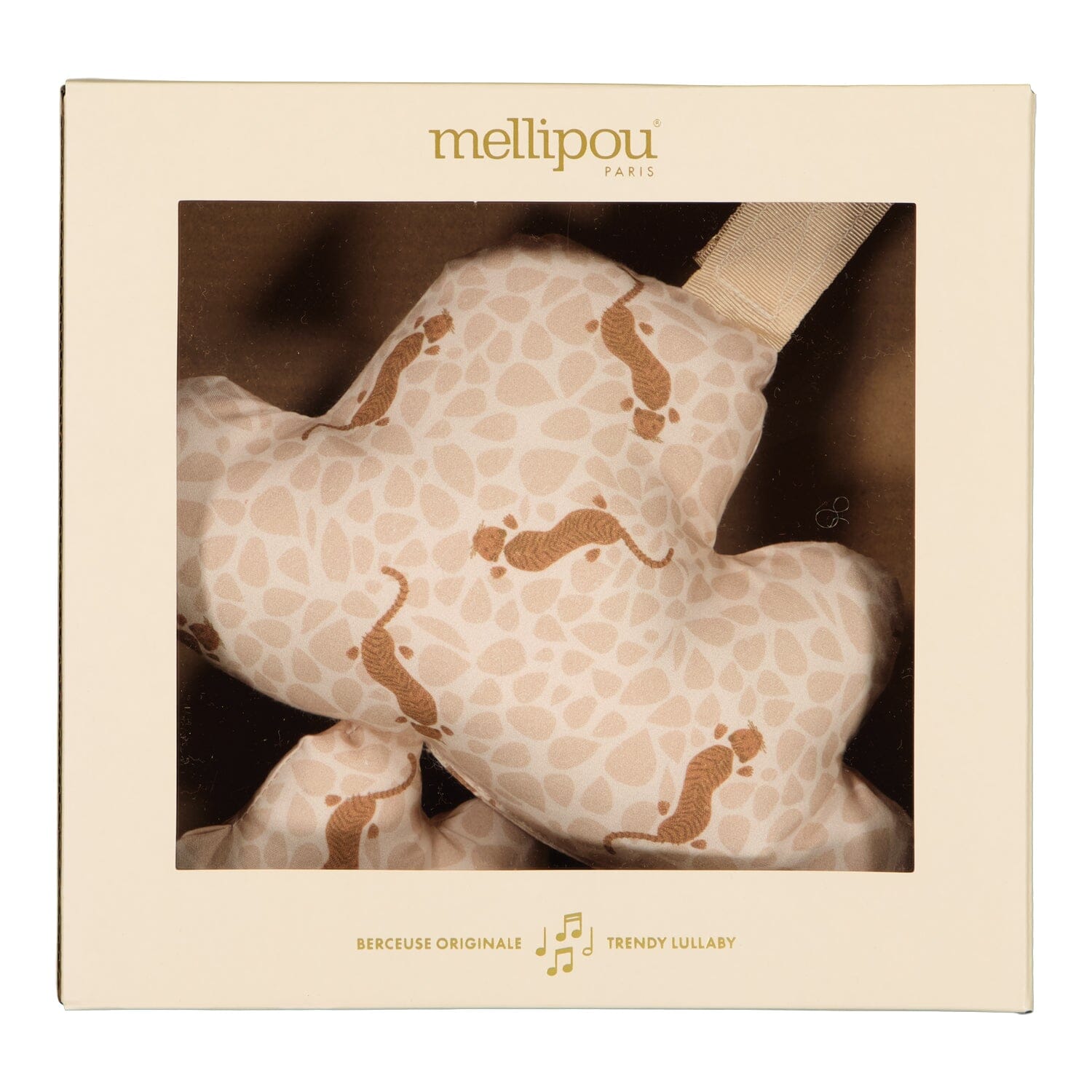 Mini doudou musical en forme de nuage - Elvis coussins musicaux mini nuages MELLIPOU