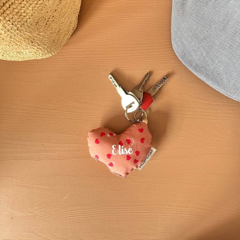 Porte-clés en forme de coeur - Amour Porte-clés MELLIPOU