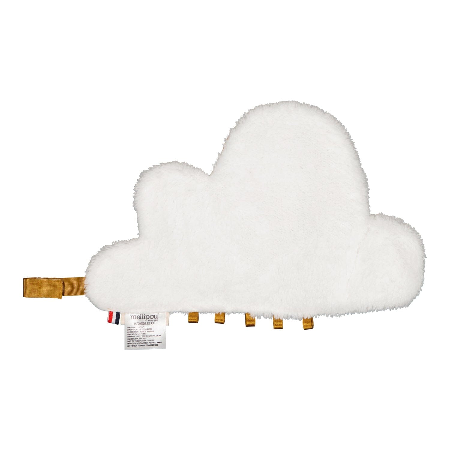 Doudou attache tétine mixte - Swift doudou attache-sucette MELLIPOU
