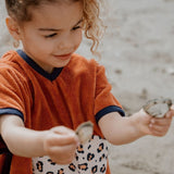 Poncho plage et bain bébé léopard - Baker poncho de bain bébé MELLIPOU