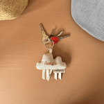 Porte-clés nuage personnalisable et original - Noisette Porte-clés MELLIPOU