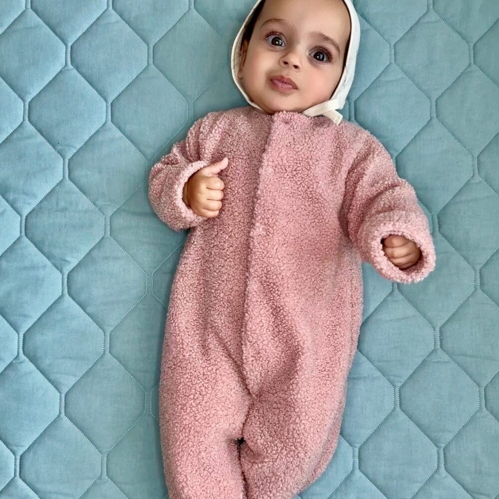 Pyjama bébé moumoute - Pink pyjama bébé MELLIPOU