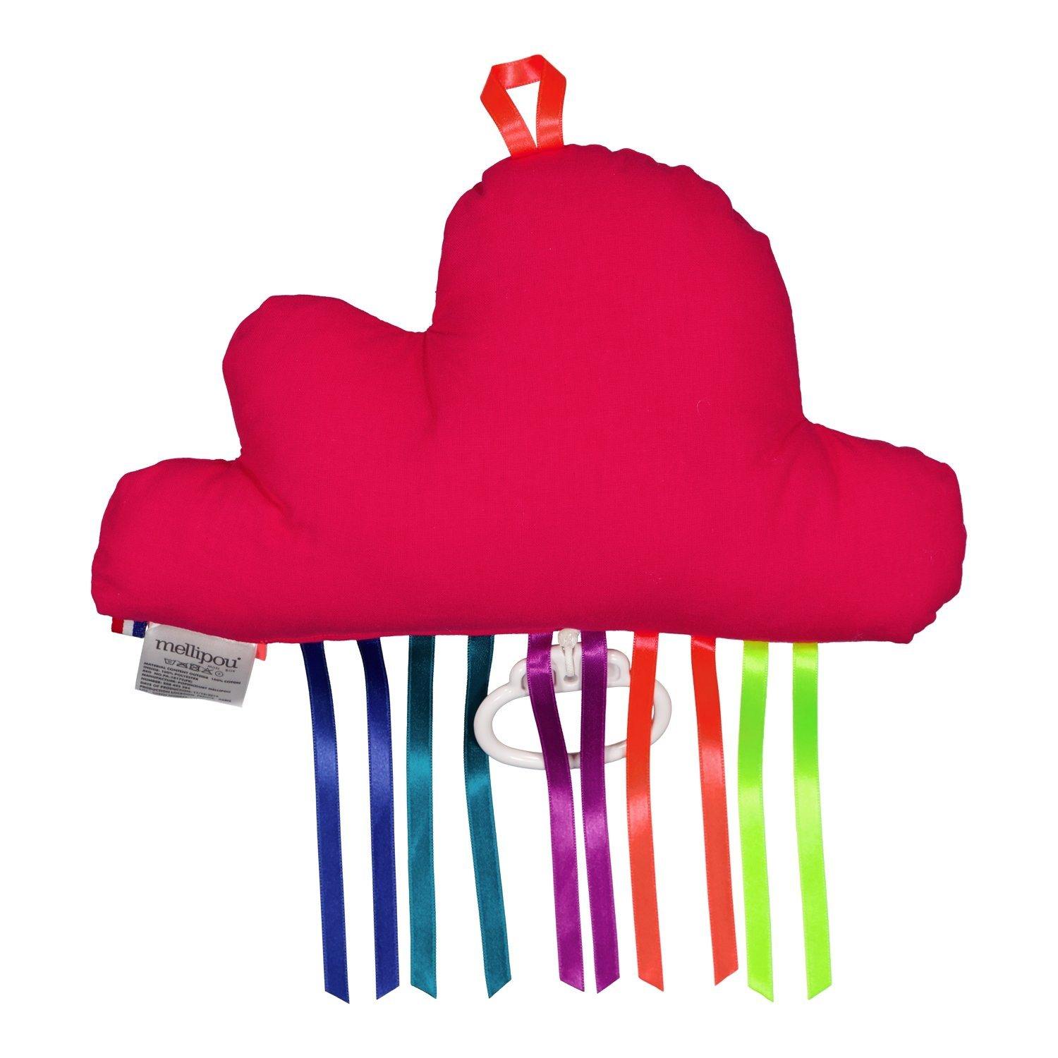 Doudou musical original rose Boite à musique MELLIPOU