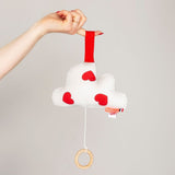 Mini nuage musical coeur - Léopoldine Chateau coussins musicaux mini nuages MELLIPOU