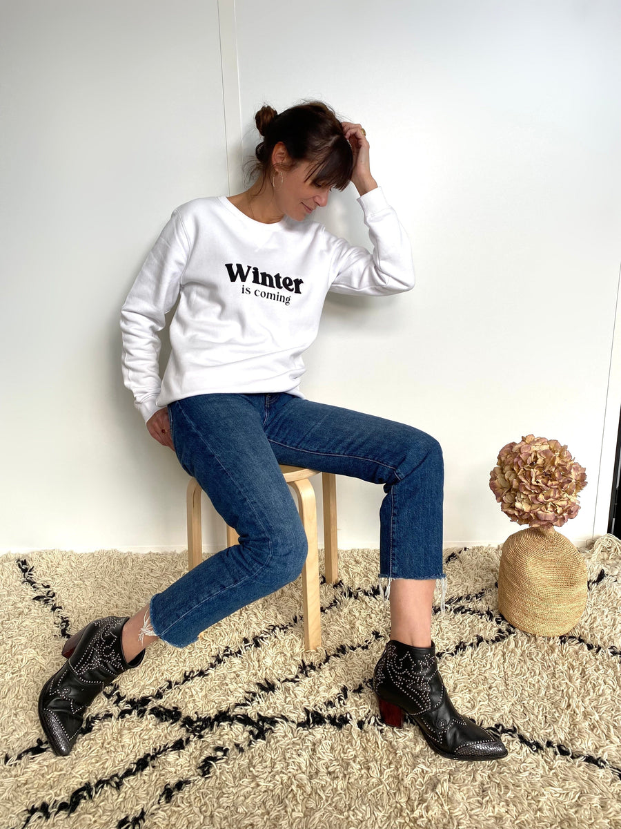 Sweat-shirt femme culte - "Winter is coming" sweatshirt winter MELLIPOU
