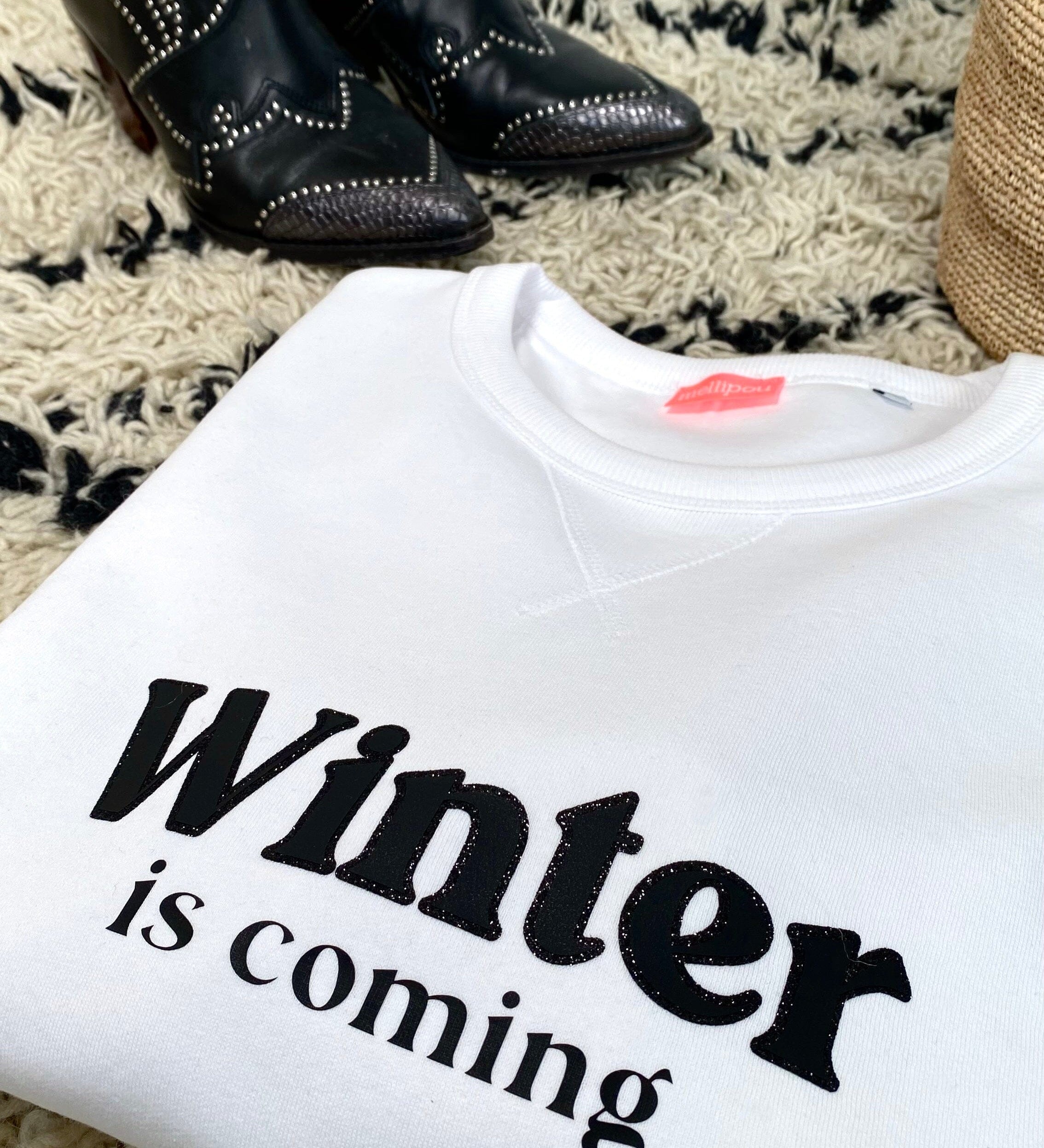Sweat-shirt femme culte - "Winter is coming" sweatshirt winter MELLIPOU