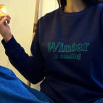 Sweat-shirt femme - Winter is coming sweatshirt winter MELLIPOU