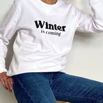 Sweat-shirt femme culte - "Winter is coming" sweatshirt winter MELLIPOU