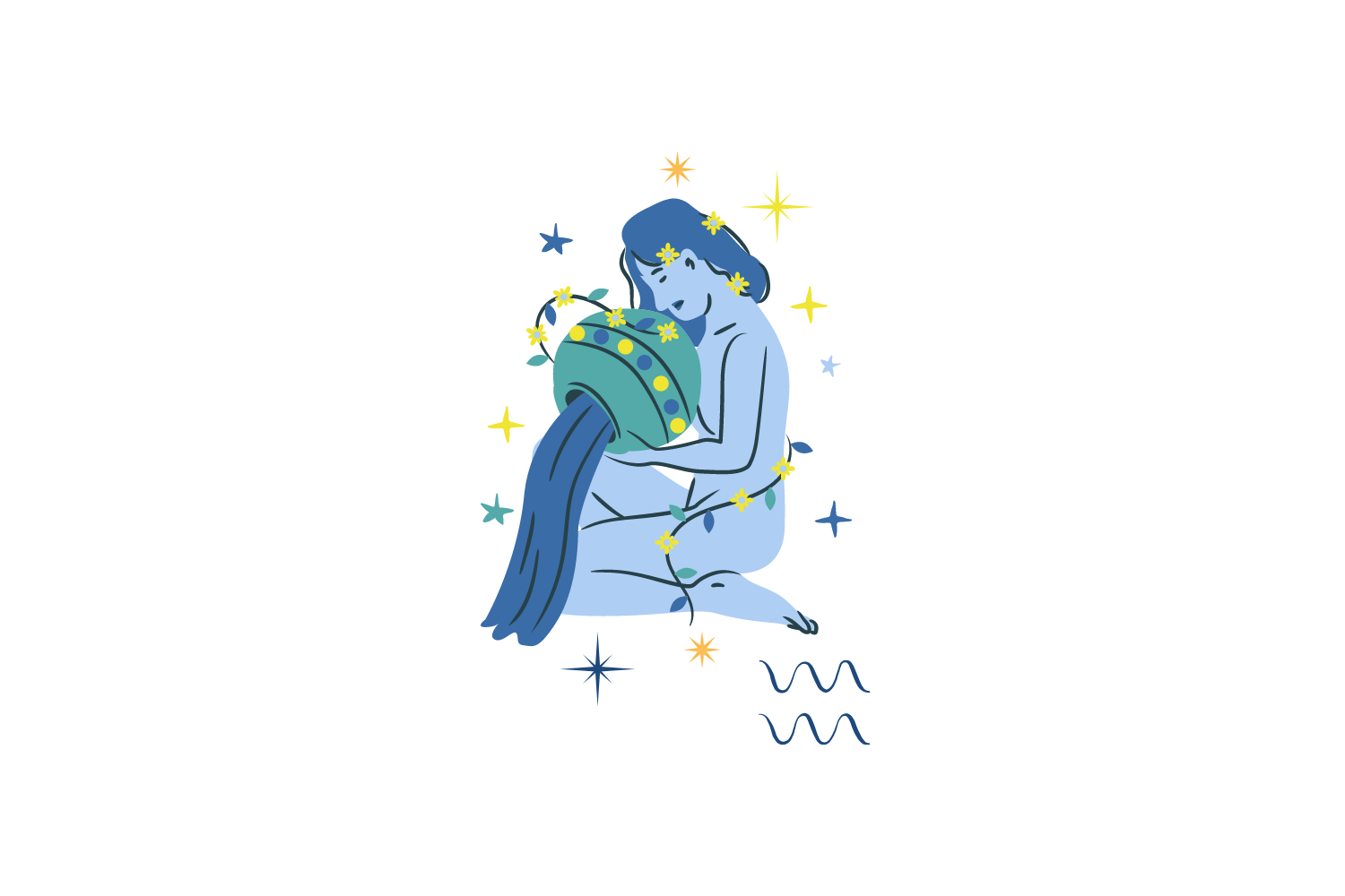Astrologie bébé : le caractère du petit Verseau