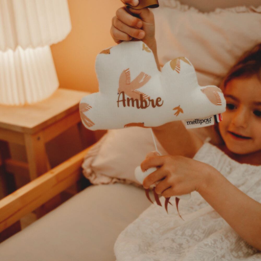 Coussin musical mini nuage - Swift coussins musicaux mini nuages MELLIPOU