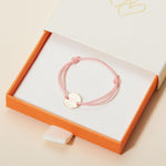 Duo de bracelets personnalisés maman enfant Merci Maman x Mellipou doudou lange MELLIPOU