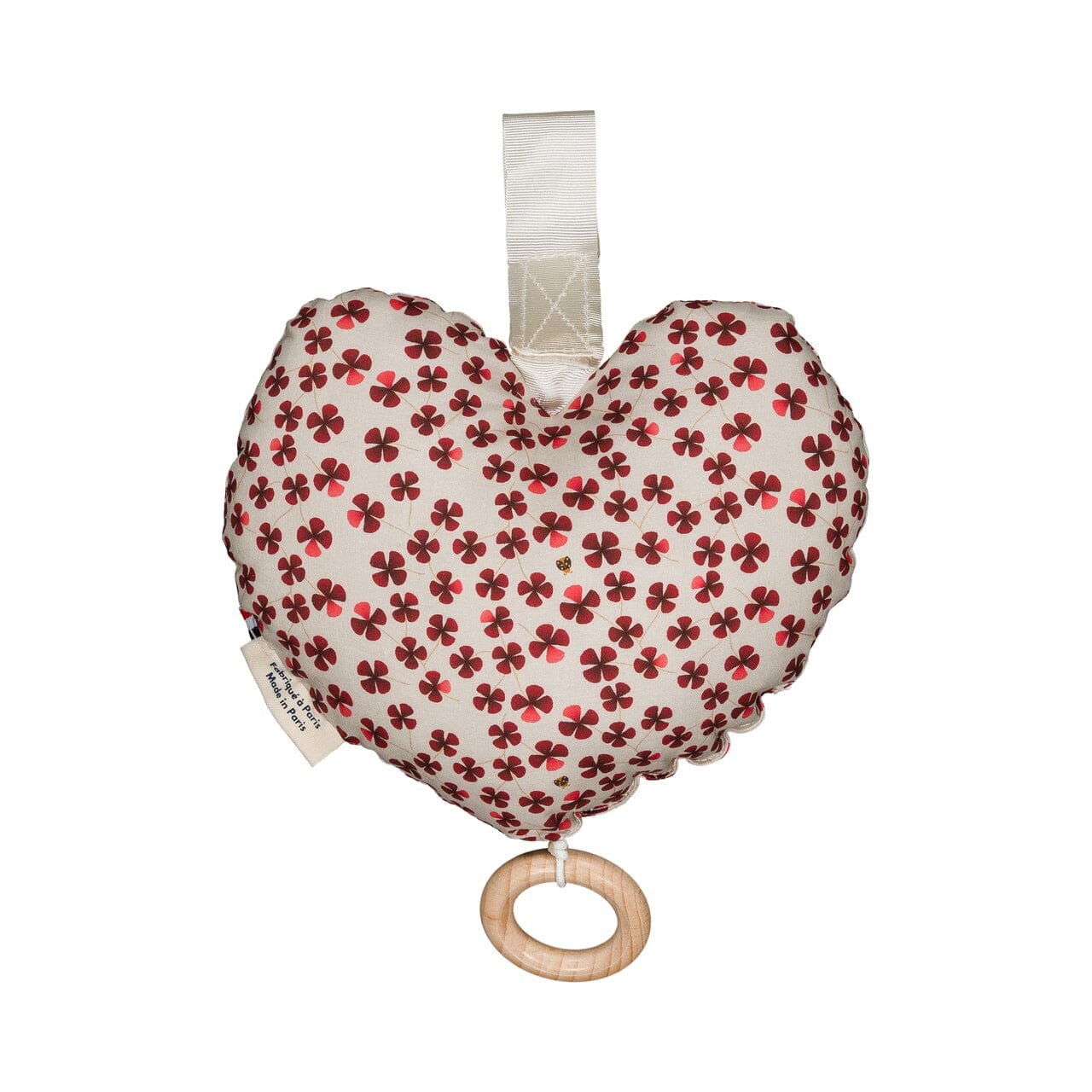 Coeur musical personnalisable - Nina coussins musicaux mini nuages MELLIPOU