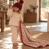 Plaid enfant personnalisable Nina coussins musicaux mini nuages MELLIPOU