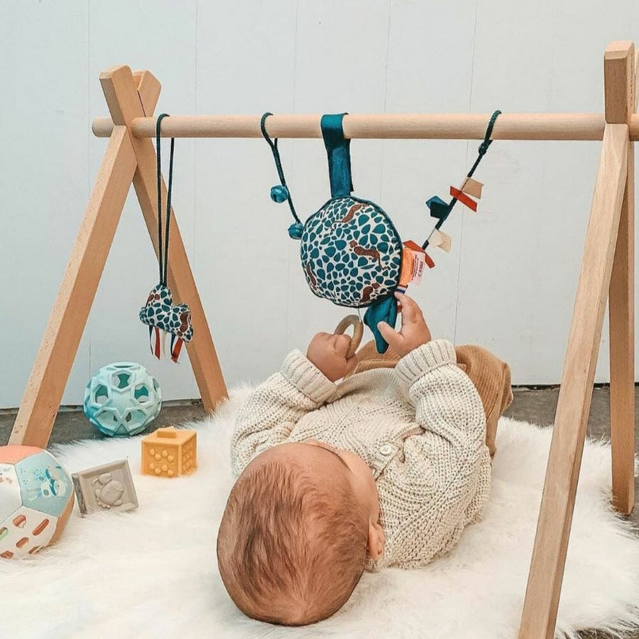 Arche d'éveil musical en bois pour bébé - Mika arche d'éveil MELLIPOU