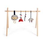 Arche d'éveil en bois de hêtre avec coussin musical - motif Baker arche d'éveil MELLIPOU