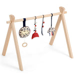 Arche d'éveil en bois de hêtre avec coussin musical - motif Baker arche d'éveil MELLIPOU
