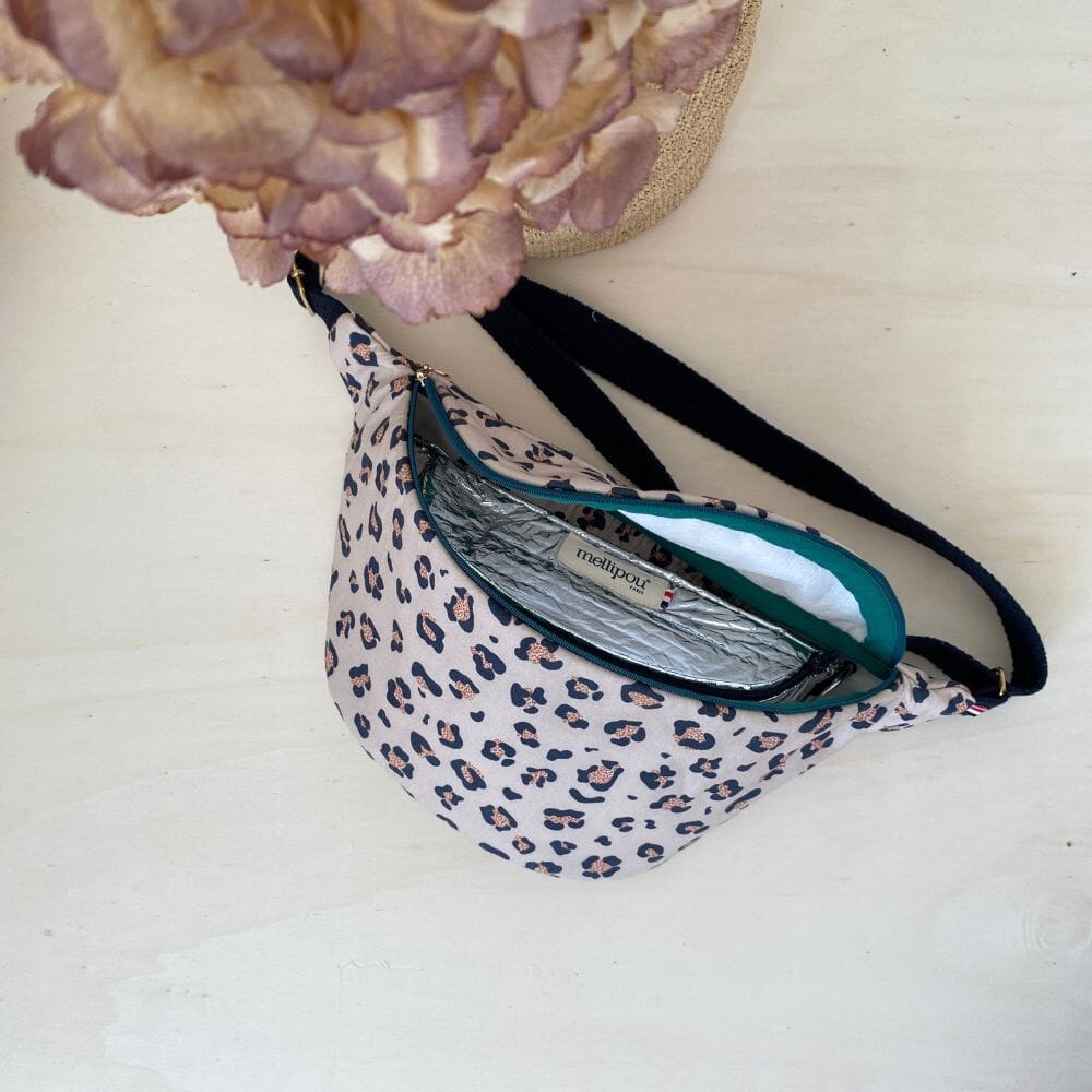 Sac banane à langer - "All over" Léopard Accessoires de poussette pour bébés MELLIPOU