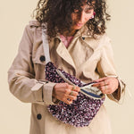 Banane à langer sequins rose - Liliane Sac à langer MELLIPOU