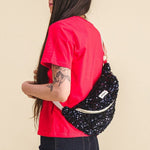 Banane à langer sequins bleue - Roland Sac banane à langer MELLIPOU