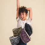 Banane à langer paillettes argentée - Jacky Sac banane à langer MELLIPOU