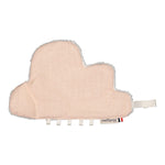 Doudou attache tétine rose à paillette - Taylor doudou attache-sucette MELLIPOU