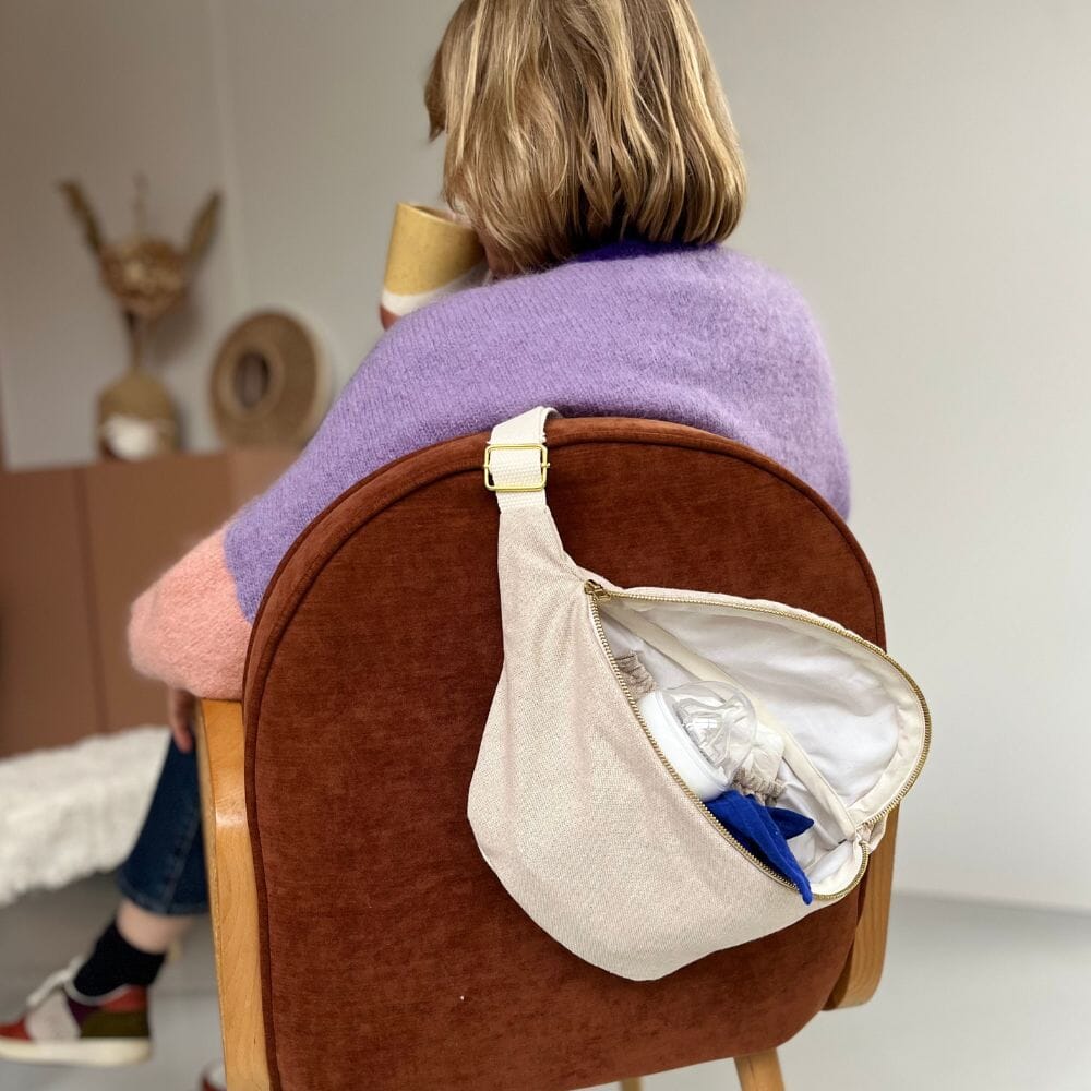 Sac banane a langer fonctionnel pour parents - Whitney Accessoires de poussette pour bébés MELLIPOU
