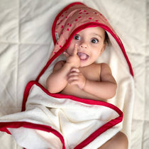 Cape de bain bébé fille - Amour Cape de bain MELLIPOU