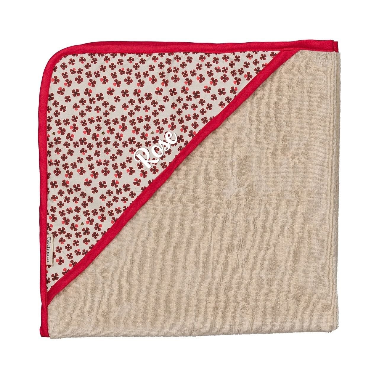 Coffret personnalisable cape de bain Nina coffret naissance classique MELLIPOU