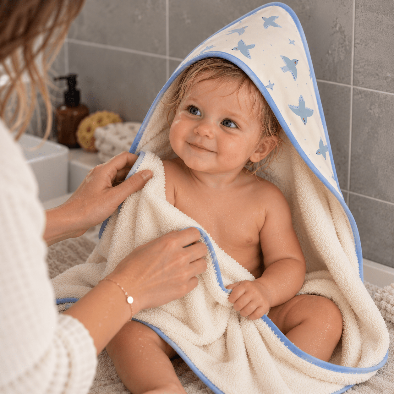 Cape de bain personnalisable Patti Cape de bain MELLIPOU