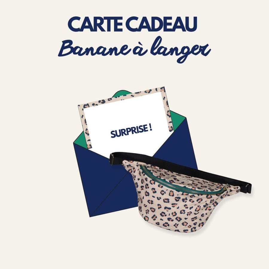 Carte cadeau pour jeunes parents: Banane à langer Gift Cards MELLIPOU