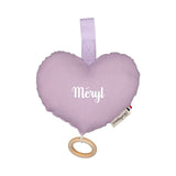 Coussin musical lilas cadeau naissance fille - Cyrus coussins musicaux mini nuages MELLIPOU