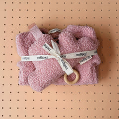 Coffret naissance pyjama et coussin - Pink coussins musicaux mini nuages MELLIPOU