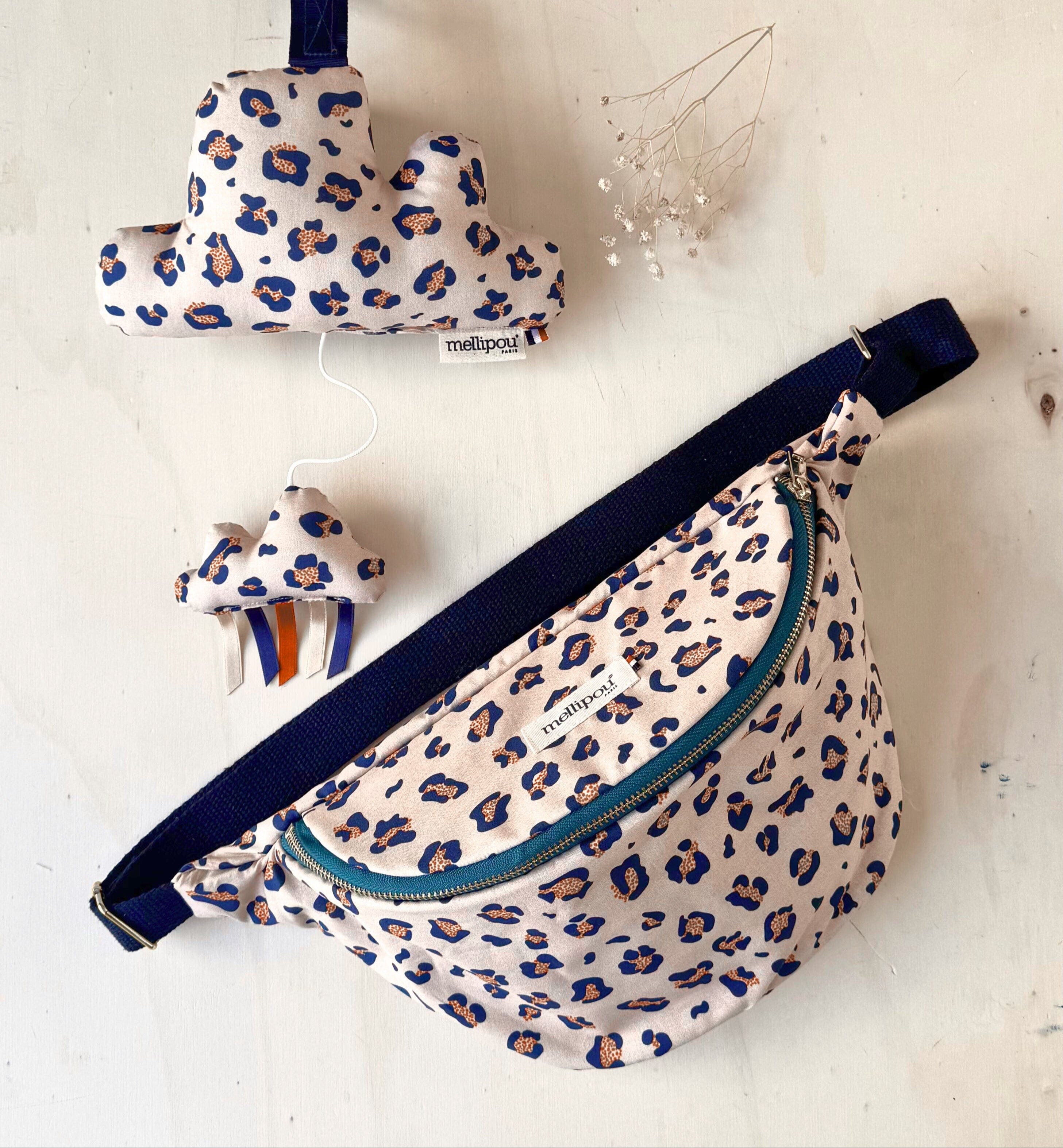 Coffret maman bébé tendance - All over coussins musicaux mini nuages MELLIPOU