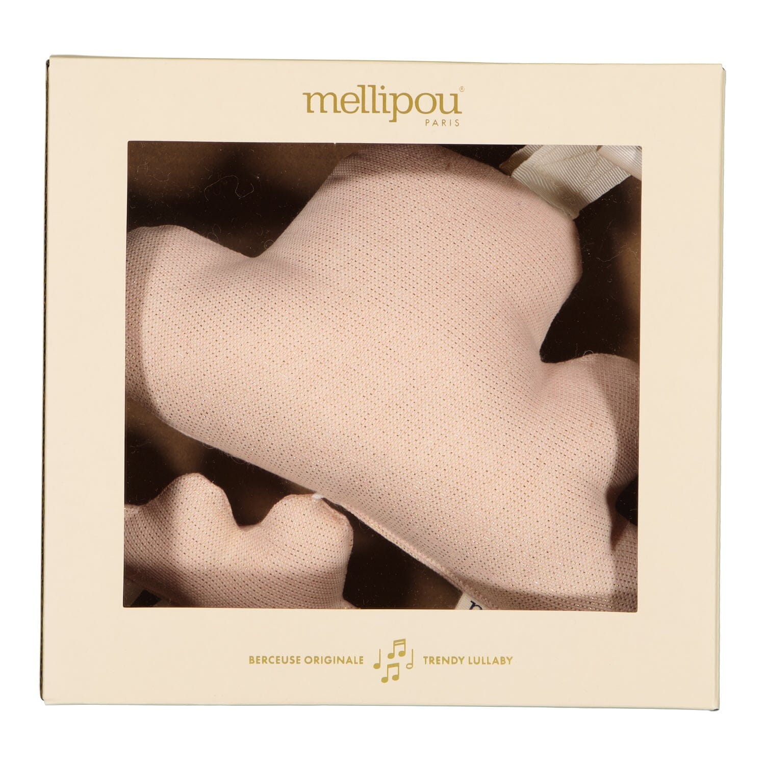 Peluche musicale mini nuage rose pailletté - Taylor Nuage musical MELLIPOU