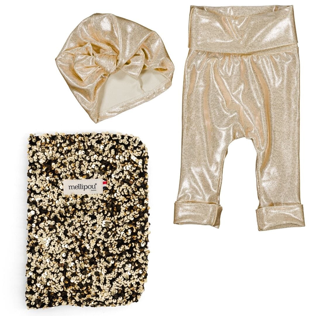 Coffret naissance duo doré – Chantal coffret naissance original MELLIPOU