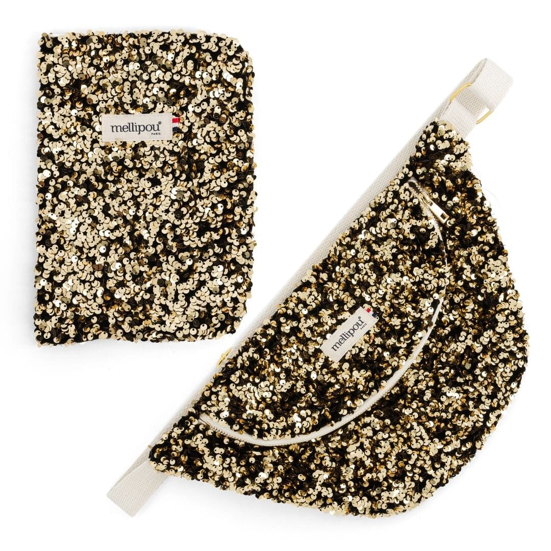 Coffret disco maman bébé - Chantal coffret coussin et banane à langer MELLIPOU