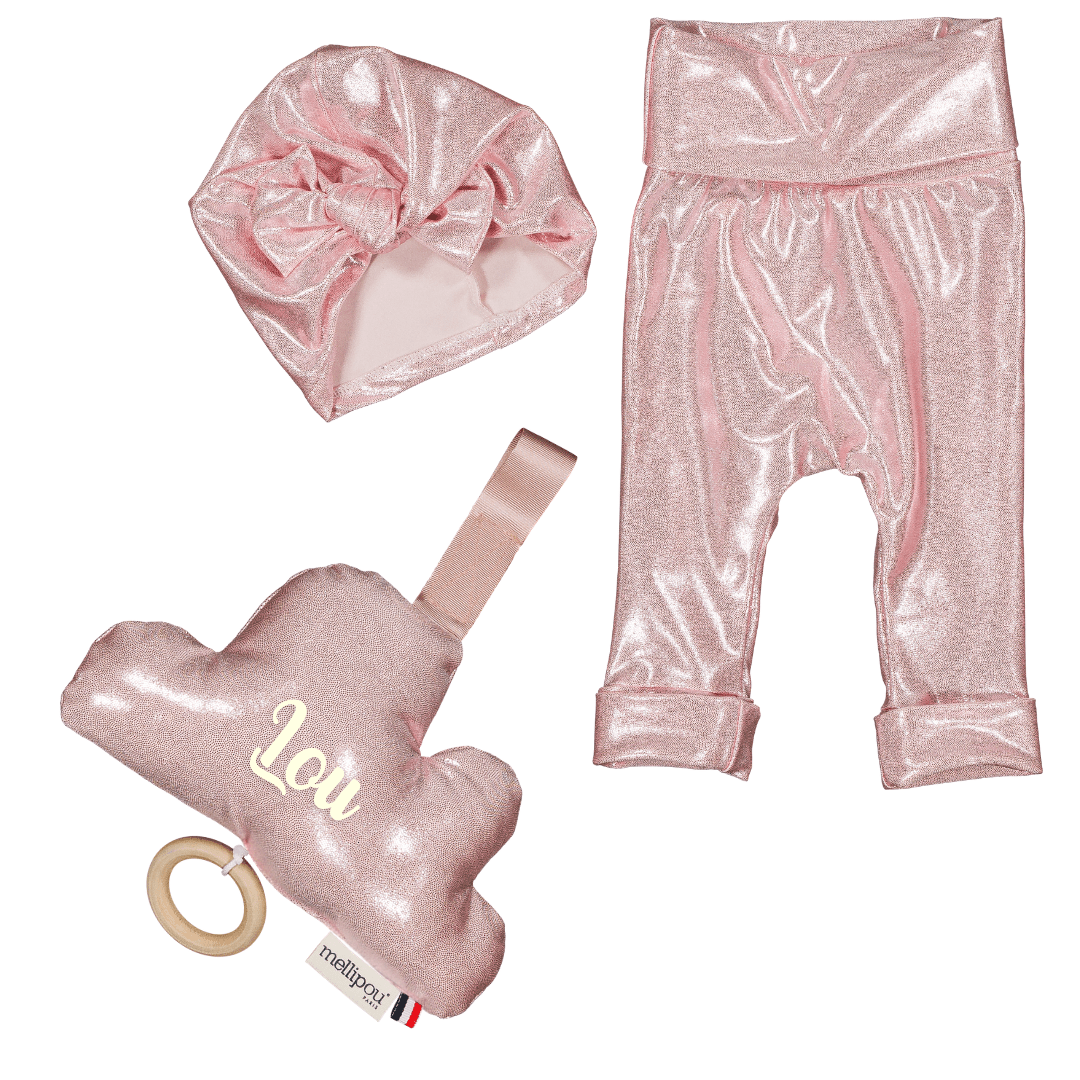 Coffret bébé Disco rose - Liliane Nuage musical MELLIPOU