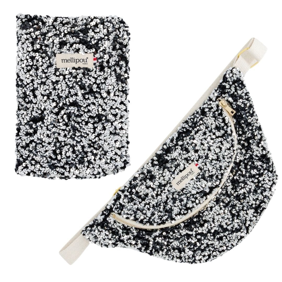 Coffret disco maman bébé - Jacky coffret coussin et banane à langer MELLIPOU