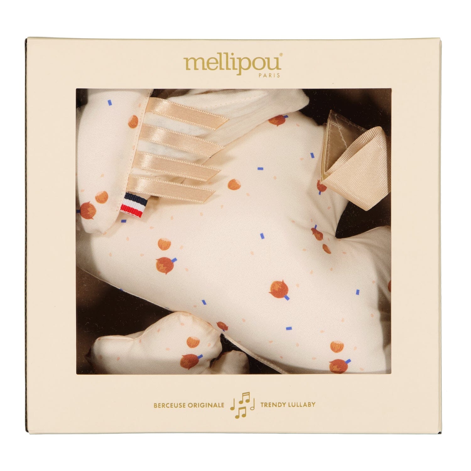 Coffret naissance Noisette - Nuage musical & doudou coffret naissance classique MELLIPOU