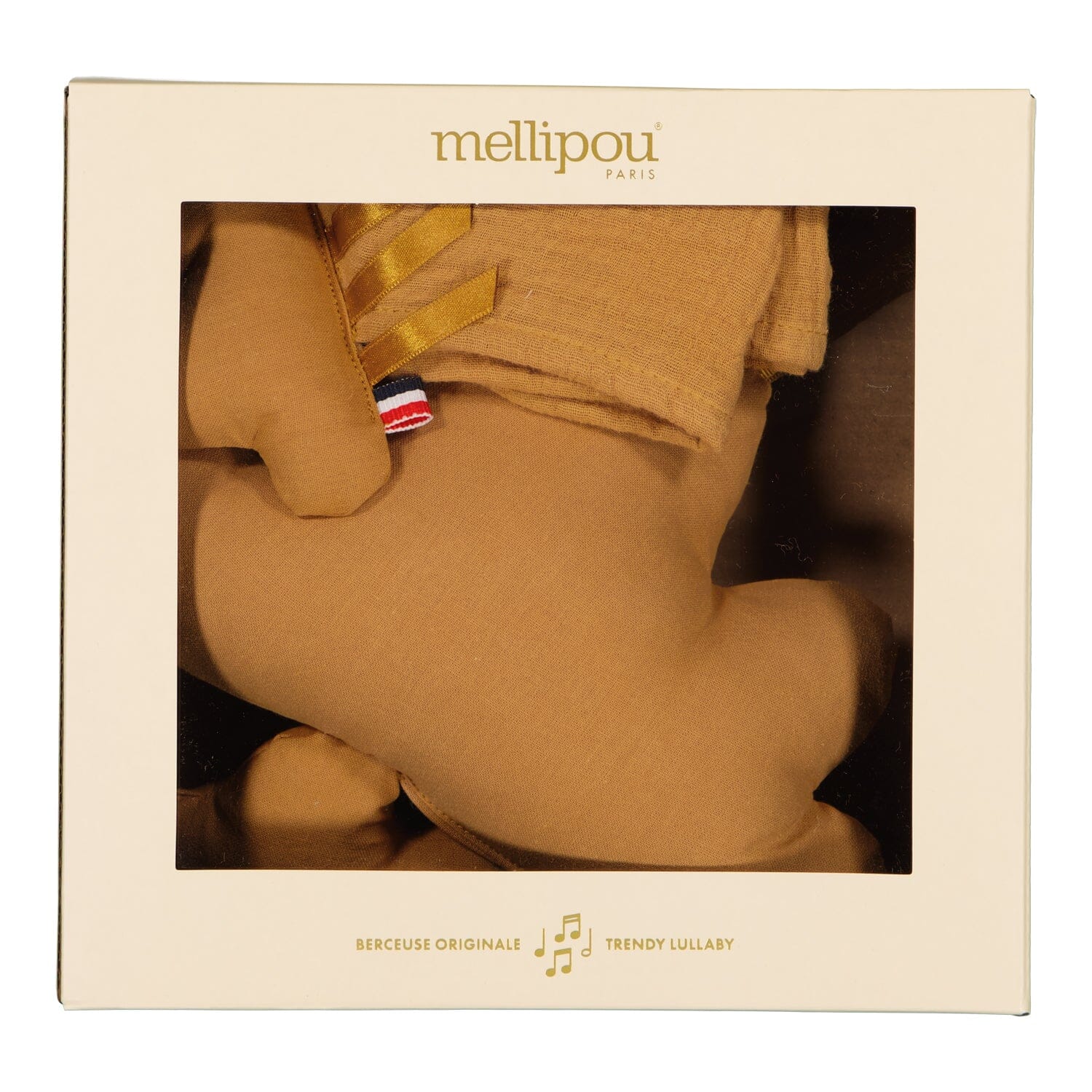 Coffret naissance Muse - nuage musical et doudou lange coffret naissance classique MELLIPOU
