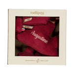Coffret naissance rouge terracotta-Wilde coffret naissance classique MELLIPOU