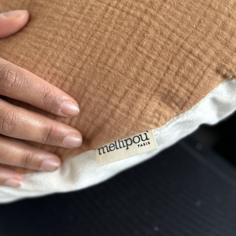 Coussin d'allaitement en kapok - Noisette Coussin d'allaitement MELLIPOU