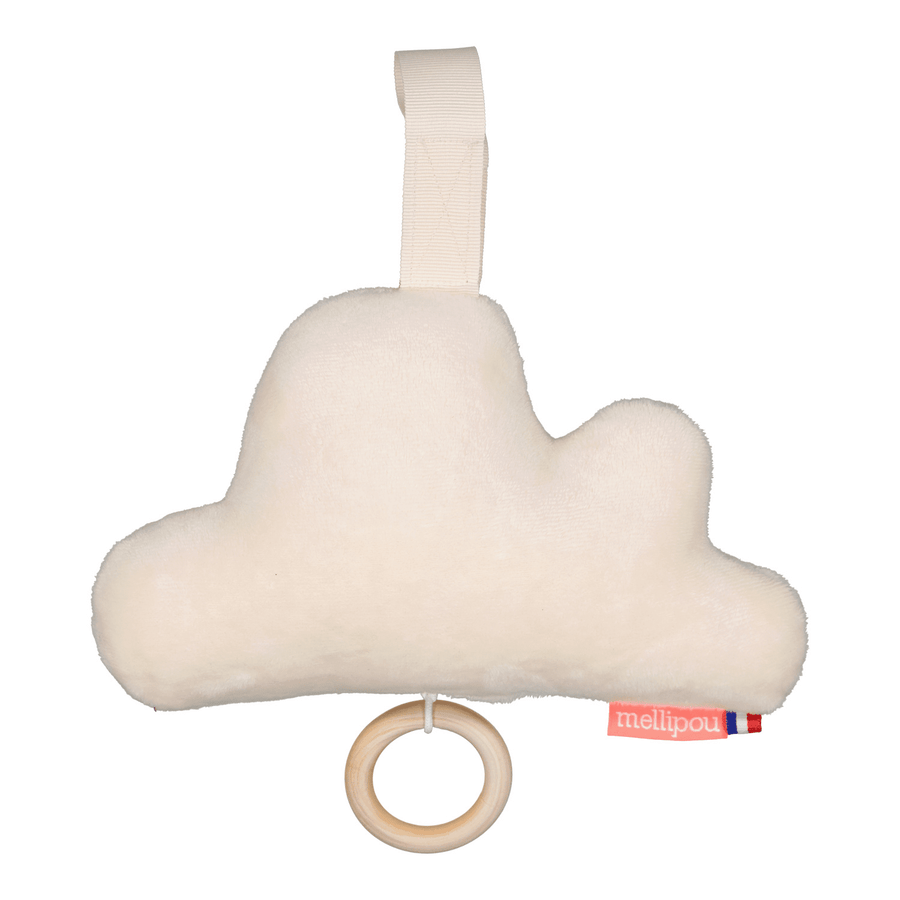 Doudou musical creme - Teddy coussins musicaux nuage MELLIPOU