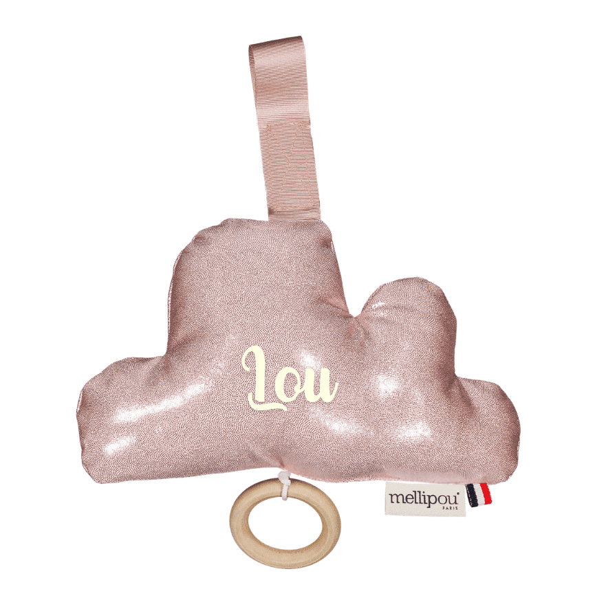Coffret bébé Disco rose - Liliane Nuage musical MELLIPOU