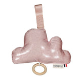 Mini nuage rose pailletté - Liliane Nuage musical MELLIPOU
