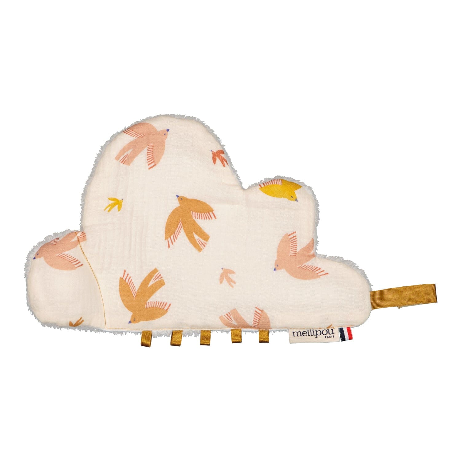Doudou attache tétine mixte - Swift doudou attache-sucette MELLIPOU