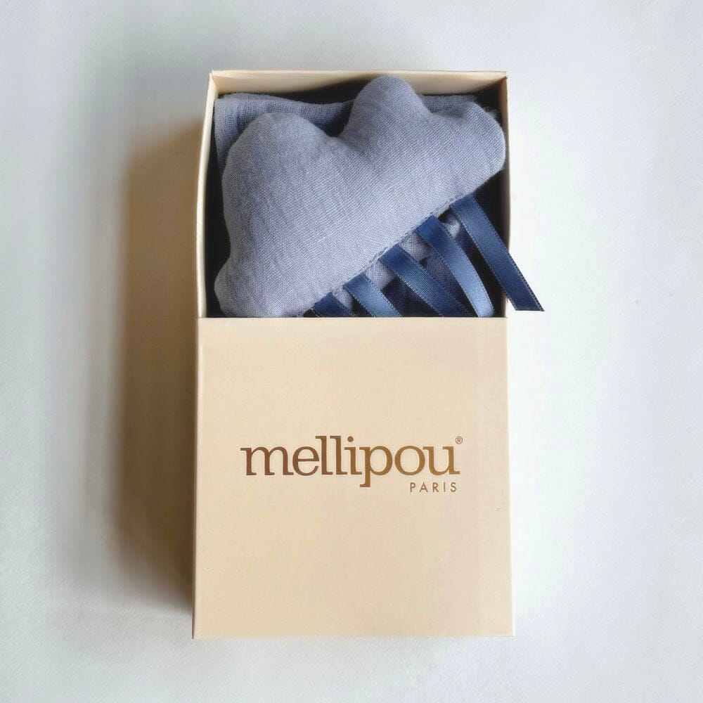 Doudou lange mixte bleu - Lennon doudou lange MELLIPOU