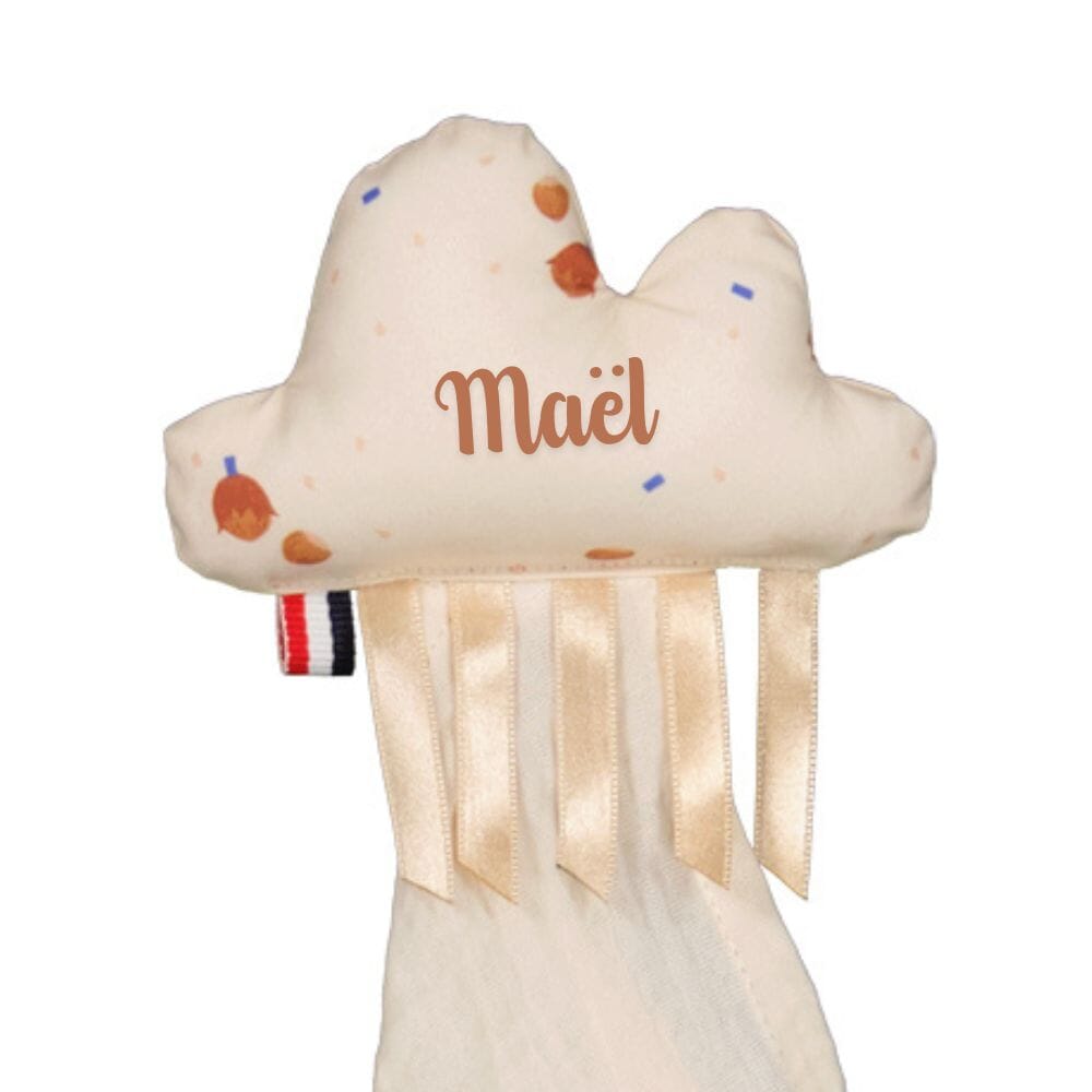 Doudou lange en gaze de coton - Noisette doudou lange MELLIPOU